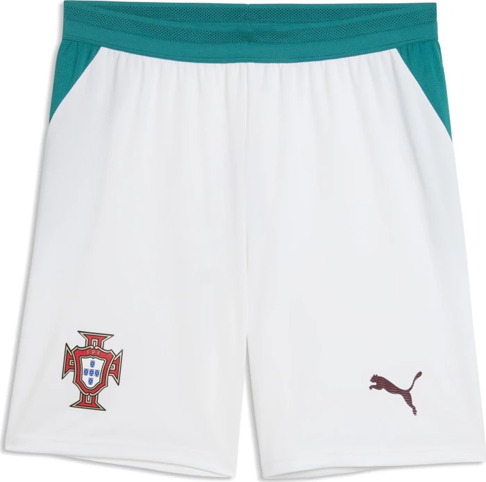 Puma FIFA WM 2026 Portugal Heimshorts puma white/green lagoon (Herren)