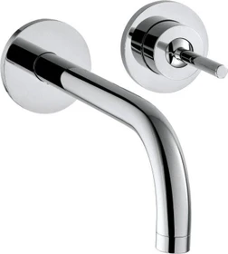 Hansgrohe Axor Uno Waschbeckenarmatur 225mm Ausladung brushed bronze