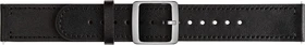 Nokia Ersatzarmband Leder für Steel HR 40mm schwarz