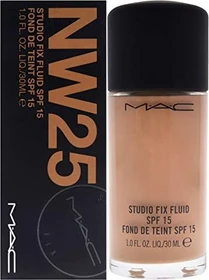 MAC Studio Fix Fluid Foundation NW25 LSF15, 30ml