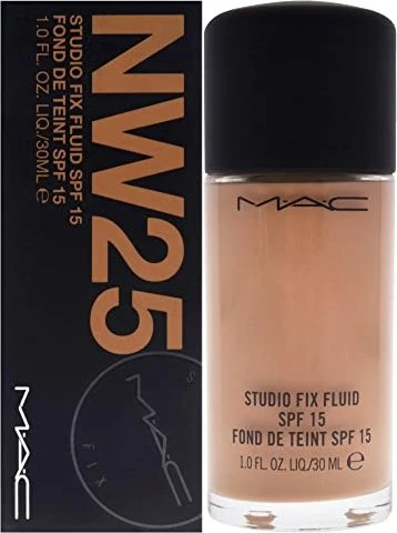 MAC Studio Fix Fluid Foundation NW25 LSF15, 30ml