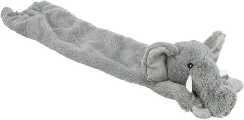 Trixie Hundespielzeug Schlenker-Elefant aus Plüsch, Geräuschlos (34825)
