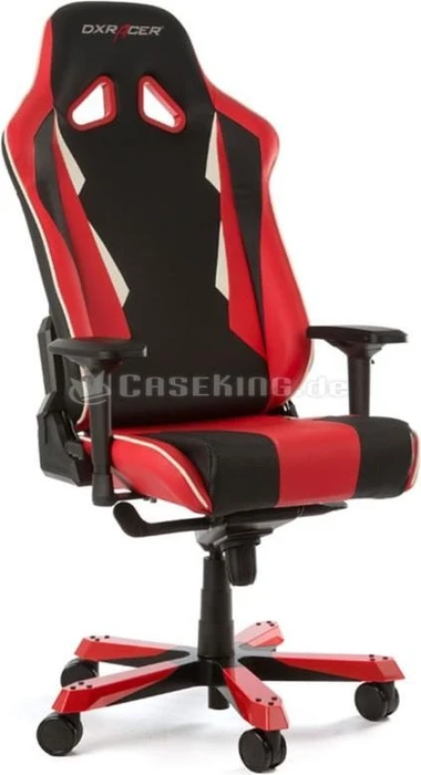 DXRacer Sentinel Series Gamingstuhl, schwarz/rot