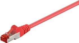goobay Patchkabel, Cat6, S/FTP, RJ-45/RJ-45, 30m, rot