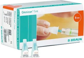 B.Braun Omnican fine Pen Insulin Einmalkanüle 1ml G31 8mm, 100 Stück