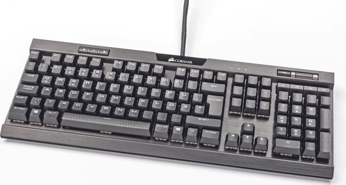 Corsair Gaming K70 RGB MK.2 Rapidfire, MX SPEED RGB Silver, USB, DE