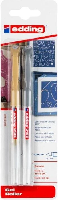 edding 2185 Gelroller (Mine) silber/gold