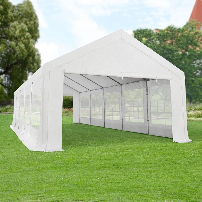 Juskys Gala Partyzelt Pavillon 5x10m weiß