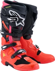 Alpinestars 2025 Tech 7 Motorradstiefel schwarz/rot/rosa