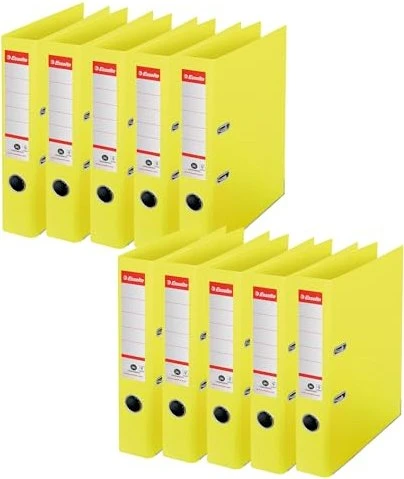Esselte No. 1 Ordner 2-Ring Recycling, 50mm, A4, intensiv gelb