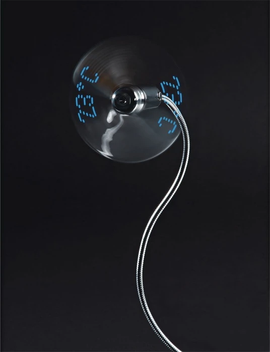 Hama USB-Tischventilator mit Temperaturanzeige