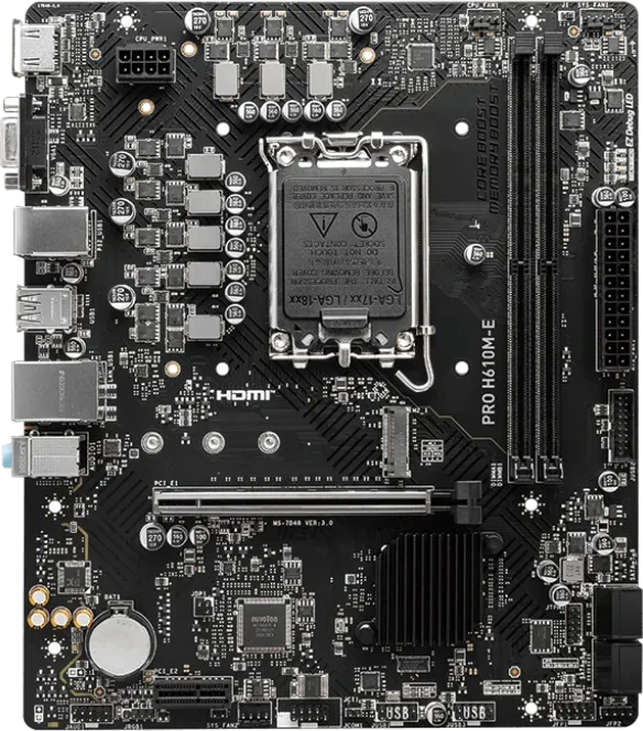 MSI PRO H610M-E (Intel 1700)