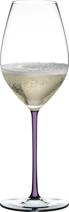 Riedel Fatto A Mano Champagner Weinglas violett