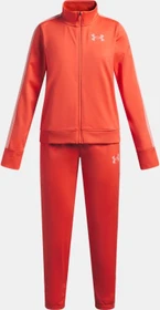 Under Armour Strick Trainingsanzug venom red/posh pink (Junior)