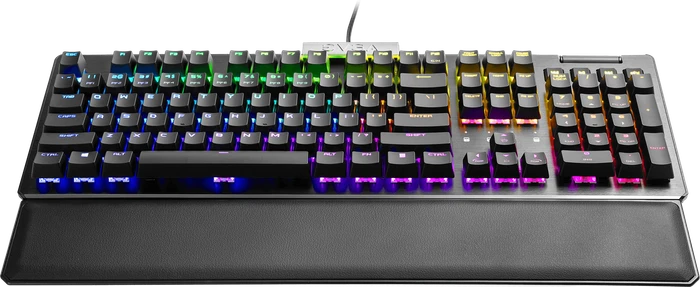 EVGA Z15, LEDs RGB, schwarz, Kailh SPEED Silver, USB, US