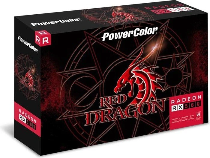 PowerColor Red Dragon Radeon RX 580, 4GB GDDR5, DVI, HDMI, 3x DP