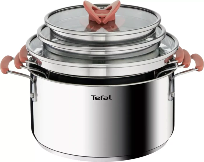 Tefal G720S6 Opti Space Kochtopf-Set, 6-tlg.