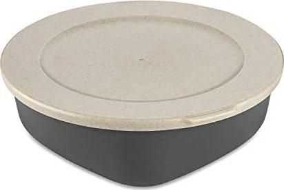 koziol Connect Box 1.3 mit Deckel Speisegefäß 1.3l nature ash grey