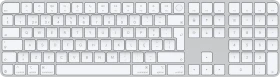 Apple Magic Keyboard mit Touch ID und Ziffernblock für Mac mit Apple Chip (USB-C), weiß/silber, USB/Bluetooth, PT (MXK73PO/A)