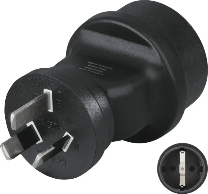 Hama Reisestecker China/Australien, schwarz (00108882)