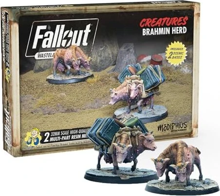 Fallout: Wasteland Warfare - Creatures: Brahmin Herd