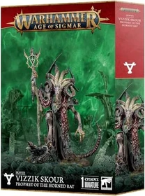 Games Workshop Warhammer Age of Sigmar - Skaven - Vizzik Skour, Prophet of the Horned Rat