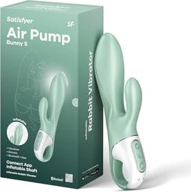 Satisfyer Air Pump Booty 3 grau/grün