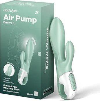 Satisfyer Air Pump Booty 3 grau/grün
