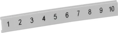 Phoenix Contact ZBF 5,LGS:FORTL.ZAHLEN 1-10 - Zackband flach