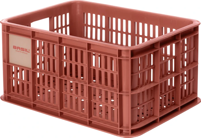 Basil Crate S Fahrradkorb terra red