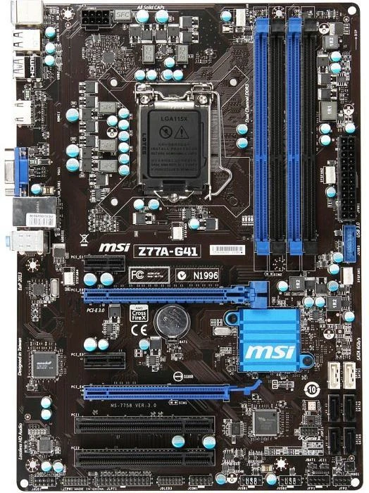 MSI Z77A-G41 (Intel 1155)