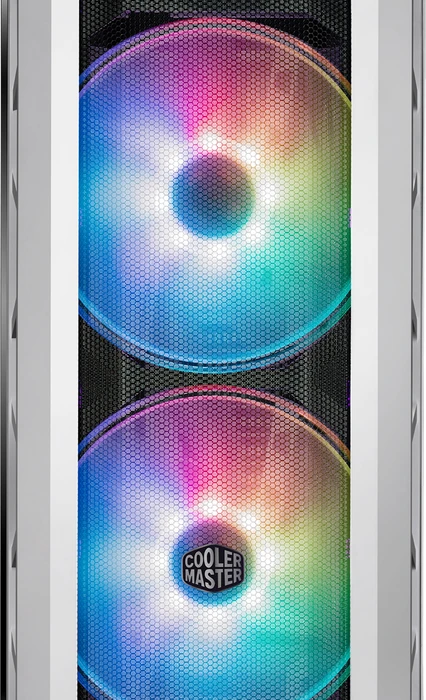 Cooler Master MasterCase H500P Mesh ARGB, weiß, Glasfenster
