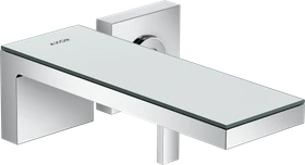 Hansgrohe Axor MyEdition Waschbeckenarmatur für Wandmontage chrom/spiegelglas
