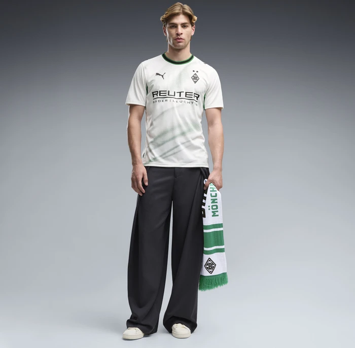 Puma Borussia Mönchengladbach 2026/2027 Heimtrikot kurzarm puma white/archive green (Herren)