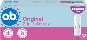 o.b. Original Super Plus Tampons, 32 Stück