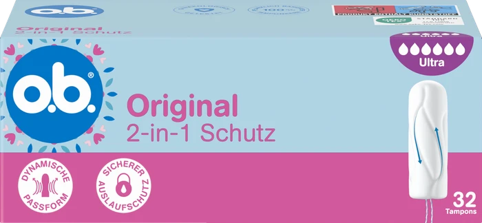 o.b. Original Super Plus Tampons, 32 Stück