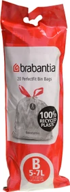 Brabantia PerfectFit Müllbeutel Typ B 5-7l, 20 Stück