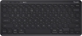 Trust Lyra Compact Wireless Keyboard, schwarz, USB/Bluetooth, US (24707)