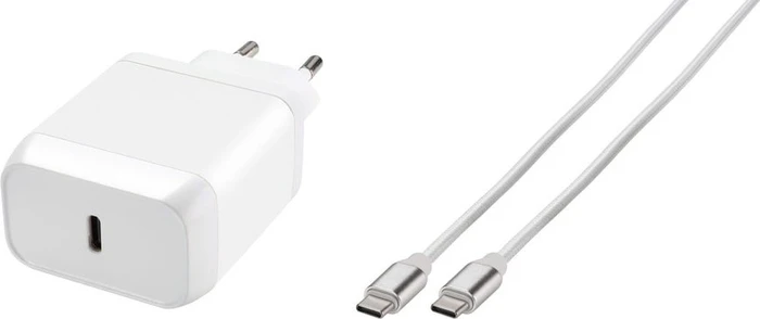 Vivanco Super Fast Power Delivery Charger Set 45W weiß