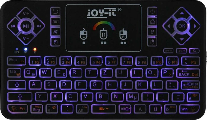 Joy-iT Tasta-Mini Mini Wireless Keyboard, USB, DE