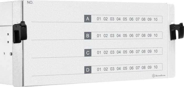 SilverStone RMB51, Datenträgeraufbewahrungsschrank, 40x 3.5"