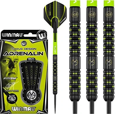 Winmau MvG Adrenalin Steel Dart Dartpfeil Set 24g