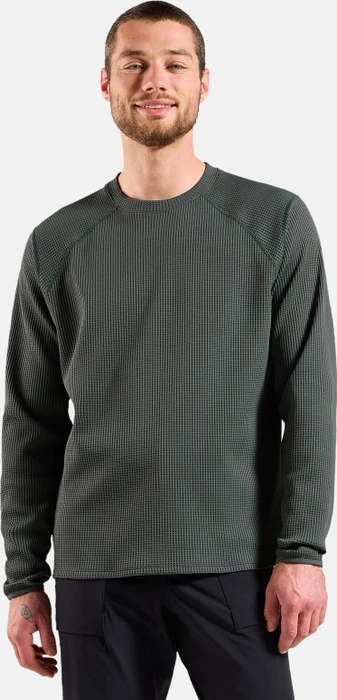 Odlo Cubic Multisport Mid Layer Crew Funktionsshirt langarm urban chic (Herren)