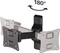 Hama TV-Wandhalterung Fullmotion 5 Sterne XS 1 Arm schwarz Vorschaubild