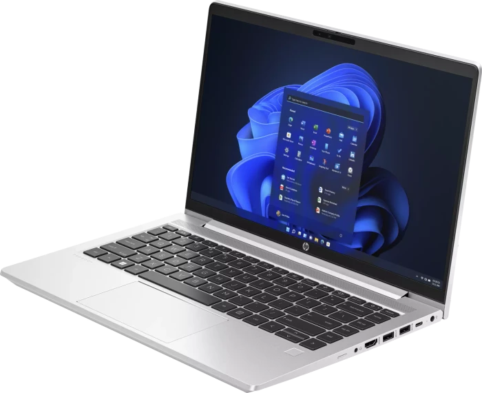 HP ProBook 445 G10, Pike Silver, Ryzen 5 7530U, 16GB RAM, 512GB SSD, DE