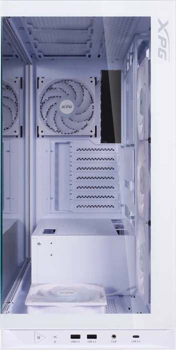 ADATA XPG Invader X BTF, weiß, Glasfenster