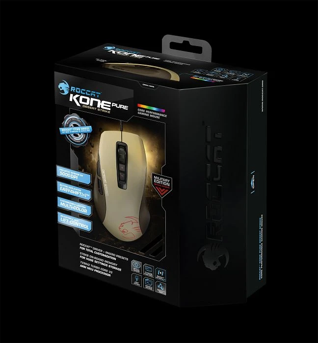 Roccat Kone Pure Military - Desert Strike, USB