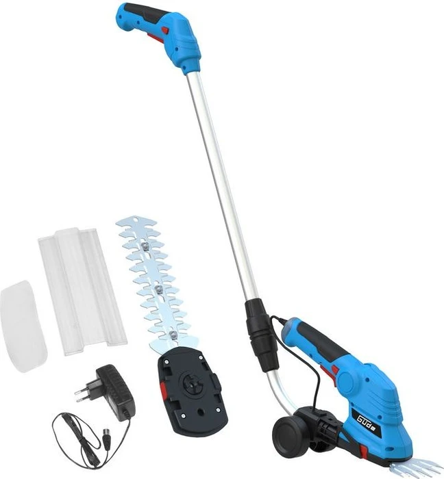 Güde GPS 7.2V-1.5 Li-Ion Teleskop Akku-Gras-/Strauchschere inkl. Akku 1.5Ah