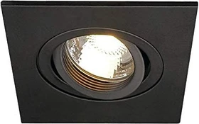 SLV New Tria 78 XL GU10 Einbauleuchte eckig schwarz