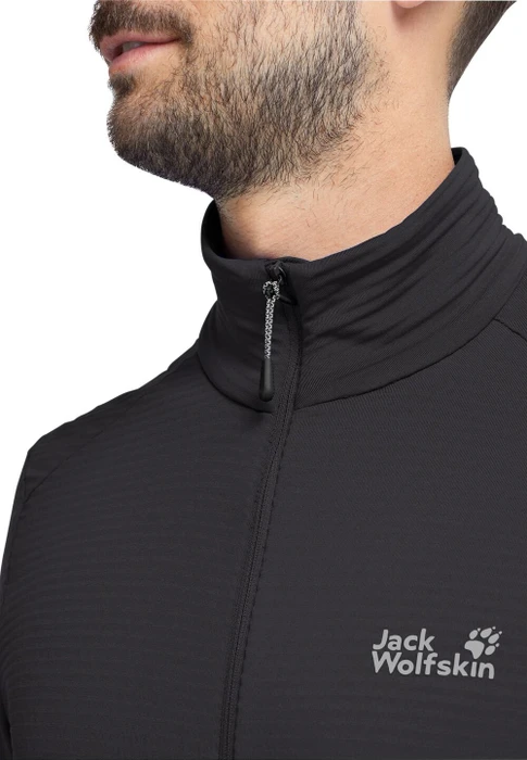 Jack Wolfskin Litestride Funktionsjacke schwarz (Herren)